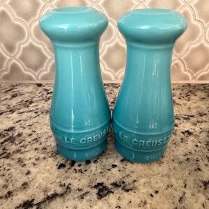 Le Creuset Aqua Salt and Pepper Set